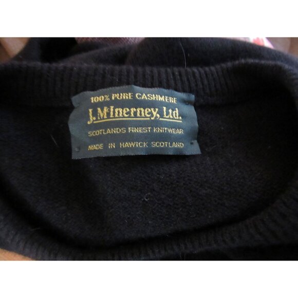 Vintage J. McInerney Scottish 100 Percent Cashmere Sweater Mens XL - Picture 5 of 5